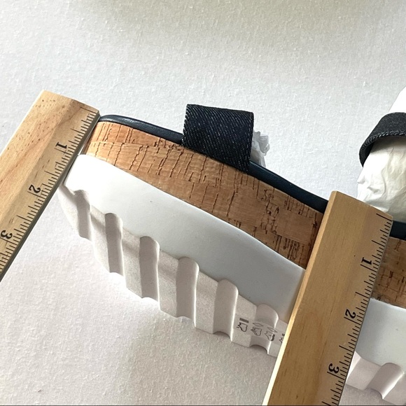 Michael Michael Kors Women's Marlon Platforms Sandals 40S0MAFS1D DK Denim PW19L - Picture 13 of 16